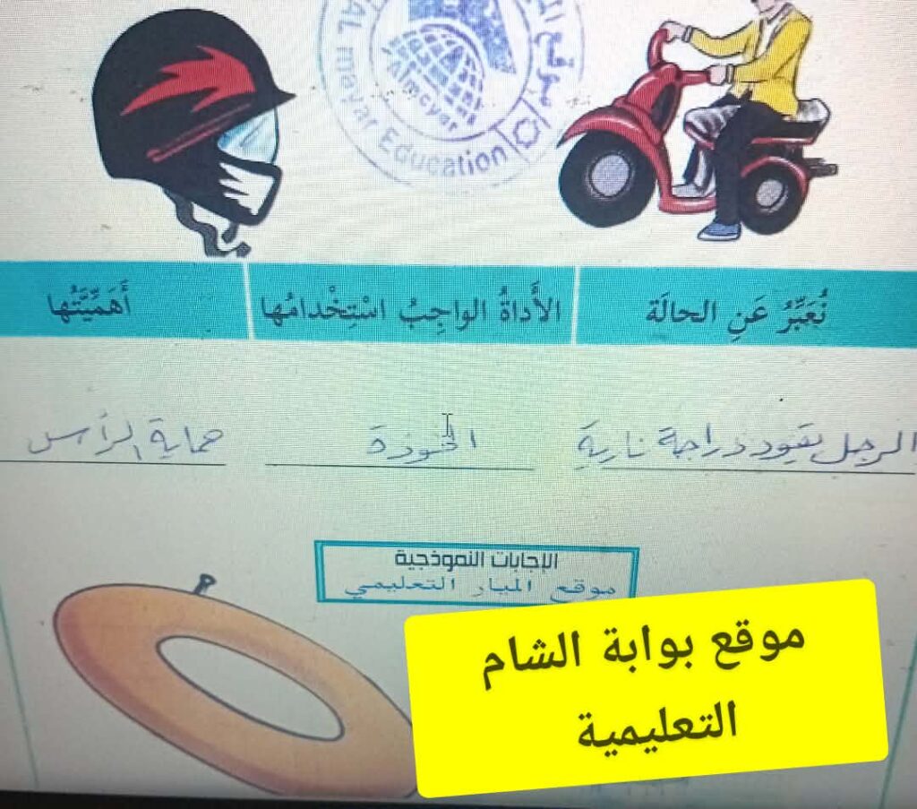 الإجابات النموذجية الرائعة لمبحث التنشئة الوطنية الصف الثالث الفصل الثاني